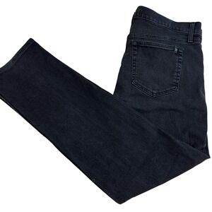 Joe's Straight Leg Black Denim Jeans Mens 34 x 28 Dark Wash Cotton Stretch
